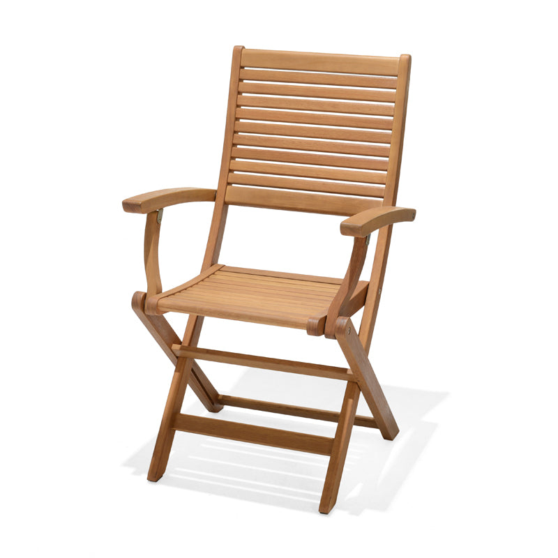 Sillas De Madera Plegables Kingsbury C/Apoyabrazos x2