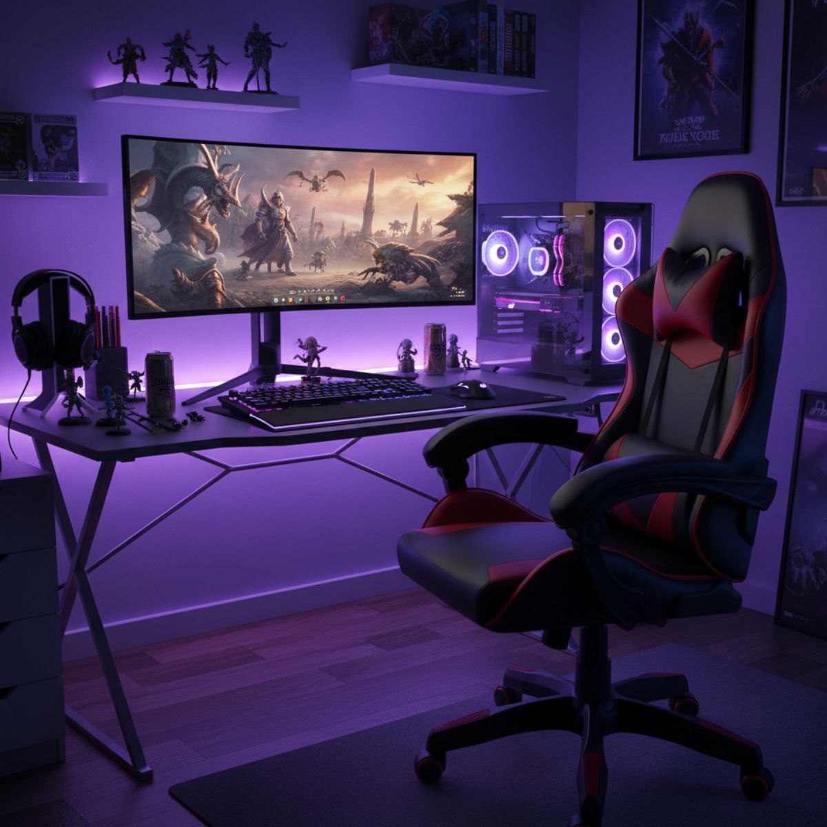 Corfam Rigs Silla Gamer Ergonómica Roja | CORFAM – Corfam