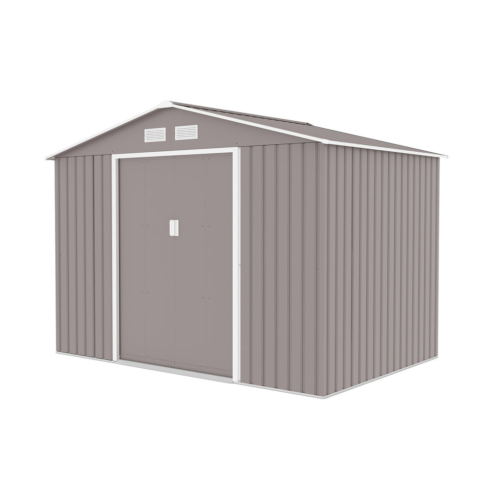 Depósito De Jardín Metálico Salerno Gris