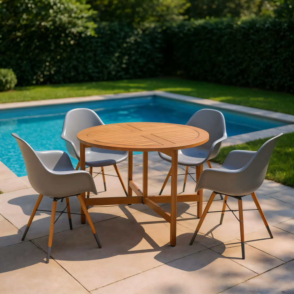 Set De Jardín Pomona Madera