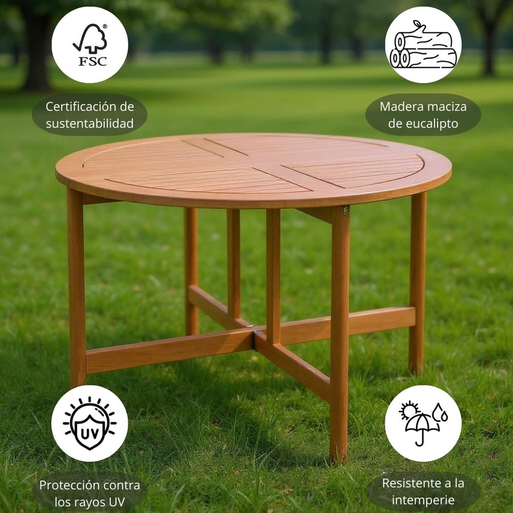 
                      
                        Mesa De Madera Redonda Pomona
                      
                    