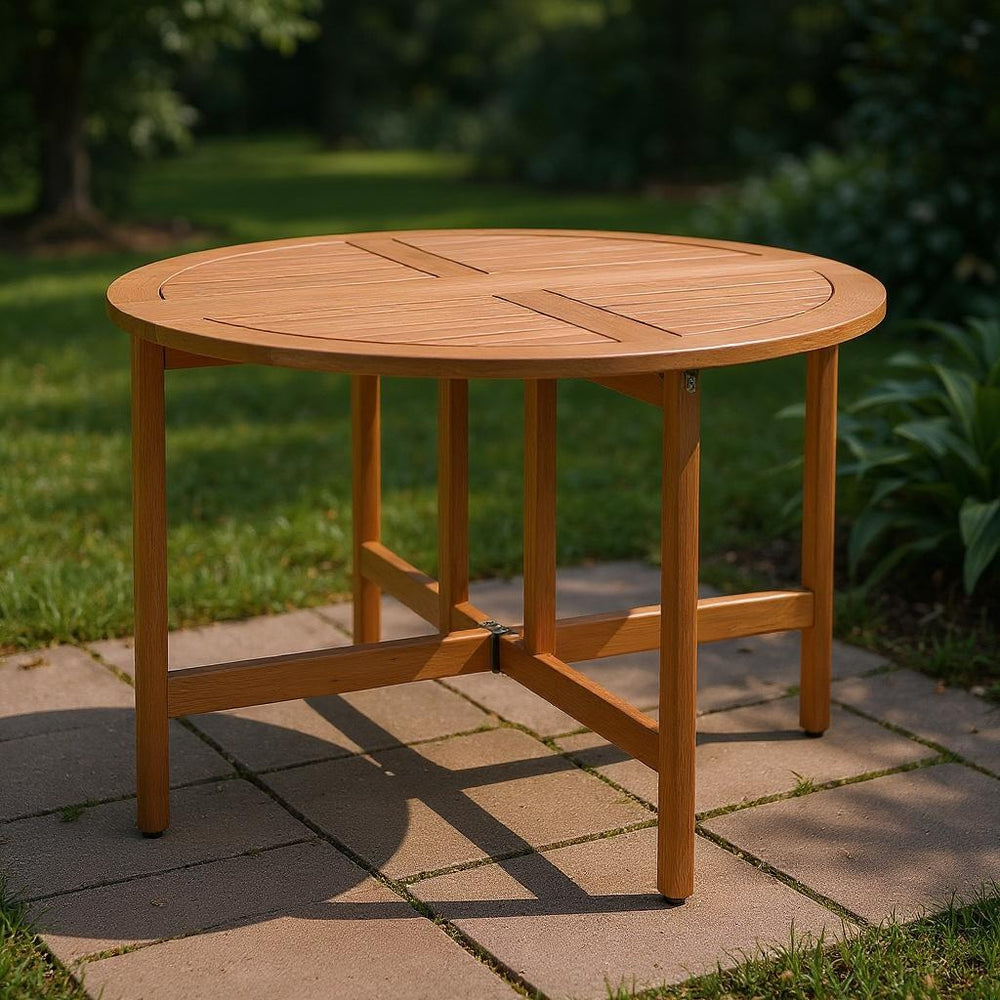 Mesa De Madera Redonda Pomona