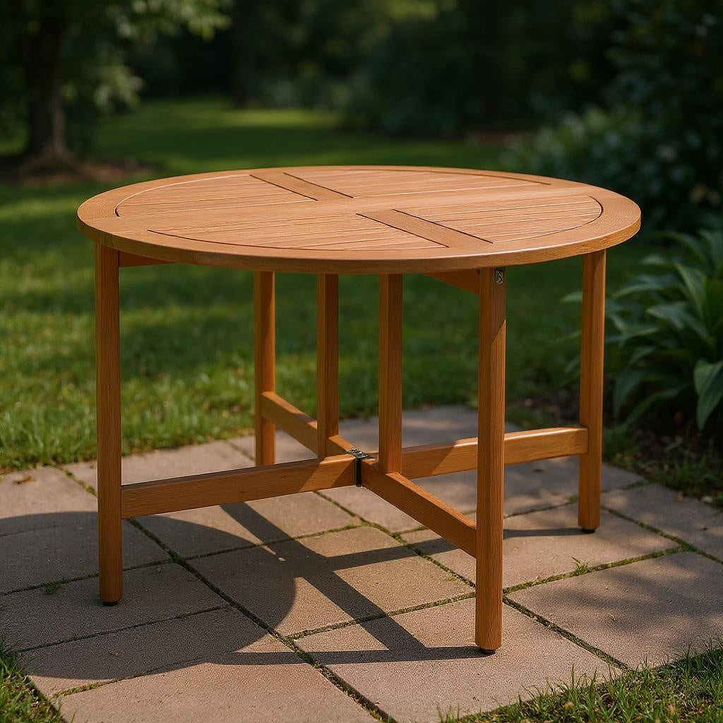 Mesa De Madera Redonda Pomona