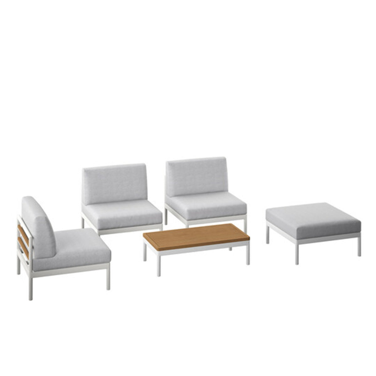 Set Living Exterior Bendigo 4 Cuerpos