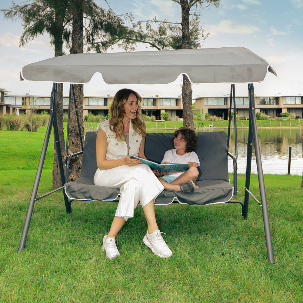 Hamaca 3 Cuerpos Color Gris