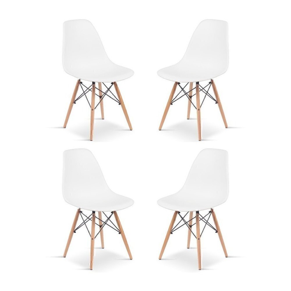 Juego De Sillas Eames X4 Unidades Variedad De Colores
