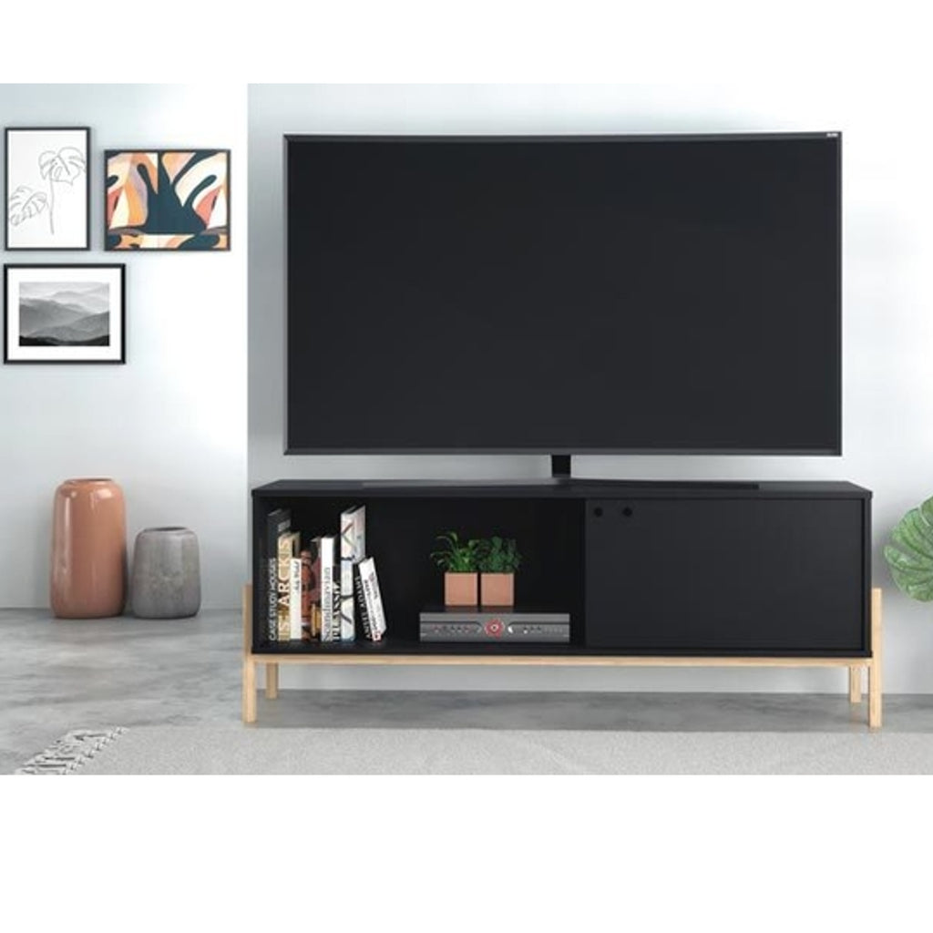 Rack Para Tv Negro Uma